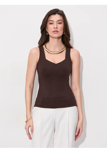 Fearsome Ceket Altı İçin Üst 337614950 Kahverengi