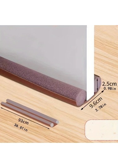 Fochsia Ofis Mobilyaları İçin Ticari Plastik Kapak Altı Contası Esnek Yapışmaz Kahverengi Kahverengi