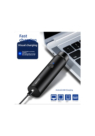 Taşınabilir Mini Elektrikli Tıraş Makinesi, Şarjlı Mavi