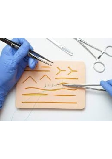 Cerrahi Sütür Dikiş Atma Pedi Eğitim Seti