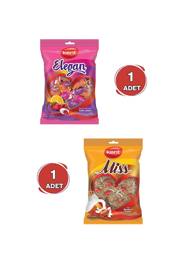 Elegan Ve Misbon Sütlü Bayram Şekeri 375 Gr X 2 Adet