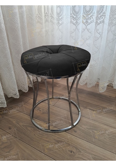 Kum Saati Dilimli Makyaj Pufu Gümüş Siyah