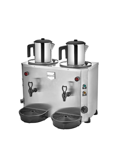 Remta DE15 Jumbo 9+9 L Çift Kazanlı Çay Makinesi