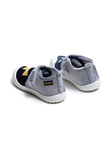 Gezer Kışlık Cırtlı Panduf Patik Erkek Ayakkabı Ga2kpm.03076.00.1o5.0a Lacivert - Gri
