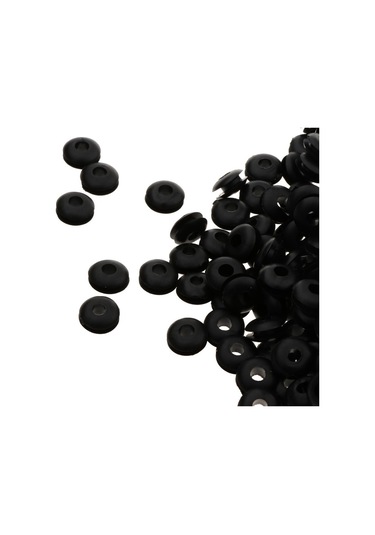 Suntek 1000 Adet Siyah Lastik Takoz Çeşitleri 4mm