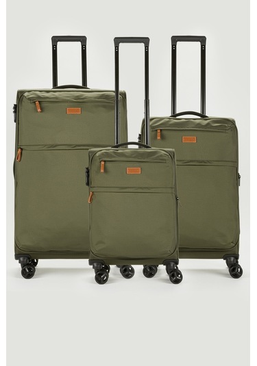 Fossil Unisex Büyük Boy Kumaş Valiz 028-01 Haki