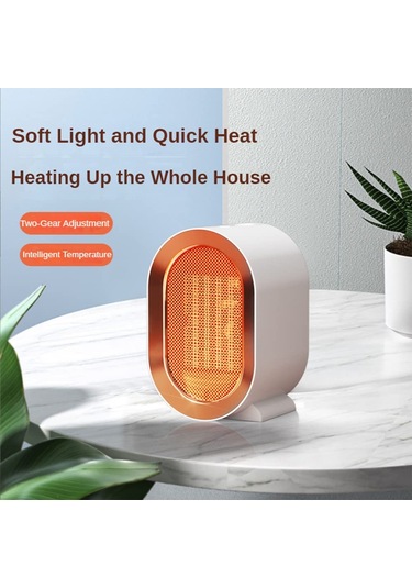 Wezone Taşınabilir Seramik Isıtıcı, 1200w Hızlı Isınma, Ev, Ofis, Yatak Odası İçin Masaüstü İç Mekan Kullanımı