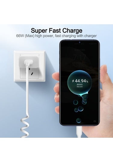 Prestigegoods 65w 5a Hızlı Şarj Tipi C Kablo 3a Mikro Usb Yaylı Çekme Teleskopik Araba Usb Kablosu Samsung Uyumlu Xiaomi Huawei Telefon Aksesuarları