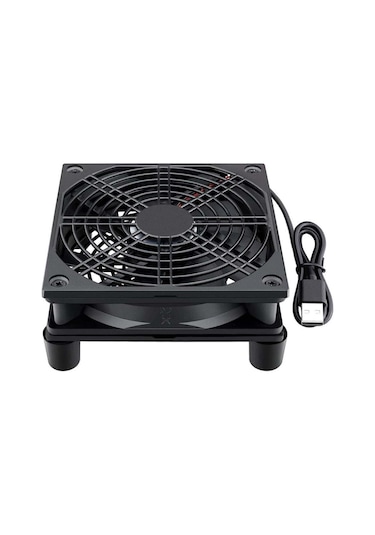 120mm X 120mm X 25mm Usb 5v Soğutma Fanı Dvr Alıcı Tv Kutusu Yönlendirici Uyumlu Aksesuarlarla Uyumlu