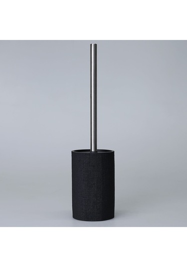 Linen Çöp Kovası Siyah