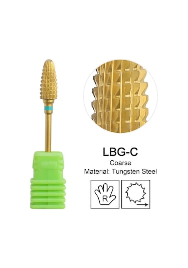 Konik Namlu Tırnak Matkap Uçları Tungsten Karbür Çivi Taşlama Kafası Freze Kesici 4xc Sert Yumuşak Jel Kaldırma Parlatma Dıy Araçları Kraliyet Mavi