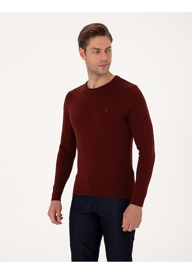 Pierre Cardin Erkek Bordo Kazak /triko 50314192-vr014 Bordo
