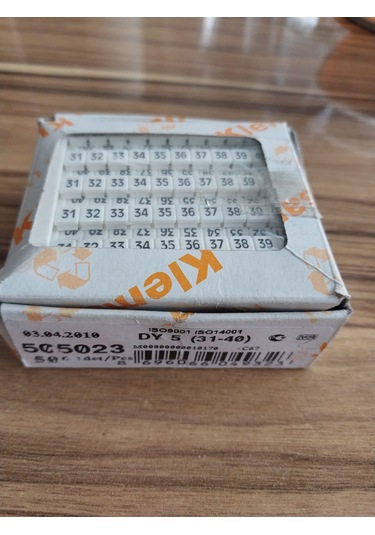 Klemsan 5x5 Baskılı etiket (31 - 40)