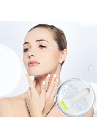 Suntek Yüz Silindiri Masajı Kırışıklıkları Beyaz-sarı Beyaz Sarı