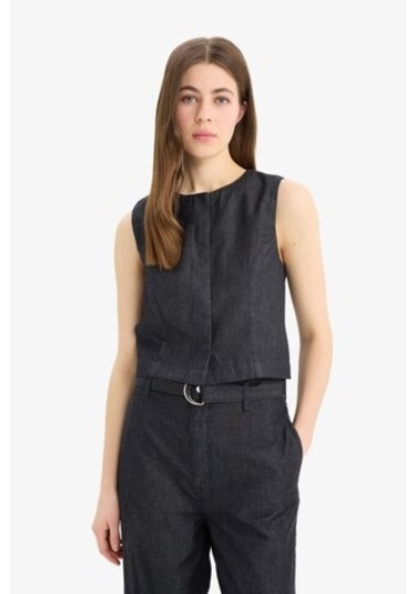 Defacto Yumuşak Jean Yelek E5798ax25spnm82 Mavi