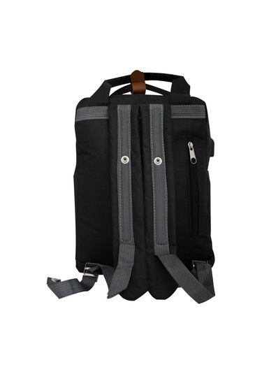 Biggdesign Dogs Usb Girişli Okul Çantası - Siyah