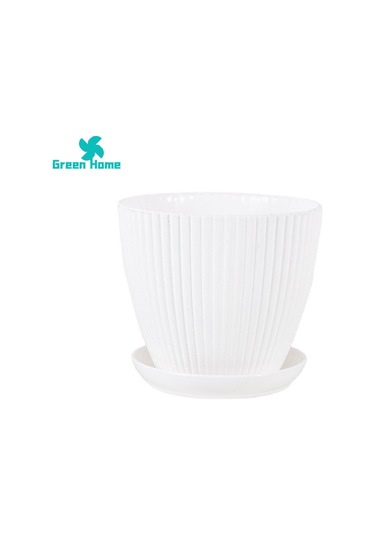 Lebihmurah 4497 Yeşil Ev Bitki Konteyneri Korozyona Dirençli Ofis Dekoratif Çiçek Sepeti