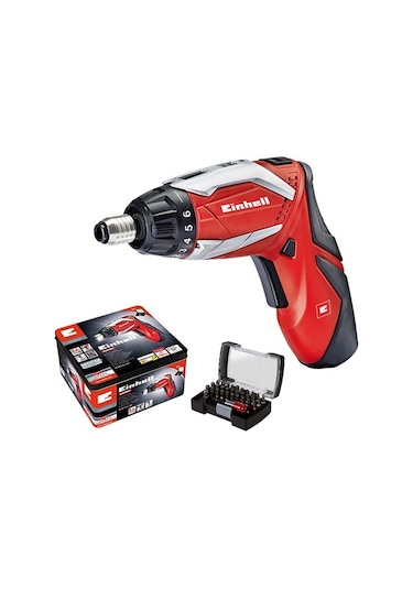 Einhell TE-SD 3.6 Li Kit Şarjlı Vidalama + 32 Bits Uç - Plastik Kutu - 4513495