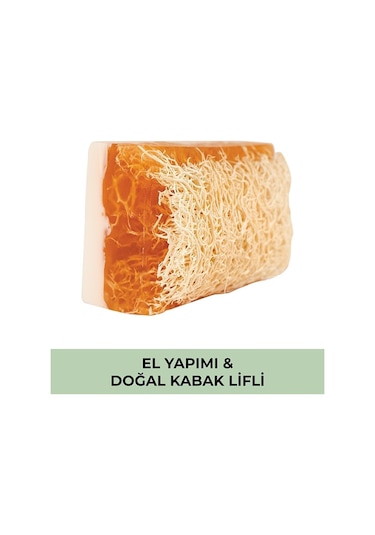 Doğal Kabak Lifli Esek Sütü&Bal Sabunu 100 Gr