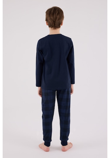 Arnetta Erkek Çocuk Lacivert Pijama Takımı Ar3500-c-v1