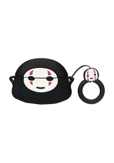 E2M Apple Uyumlu AirPods Pro Kılıf Hayalet Siyah