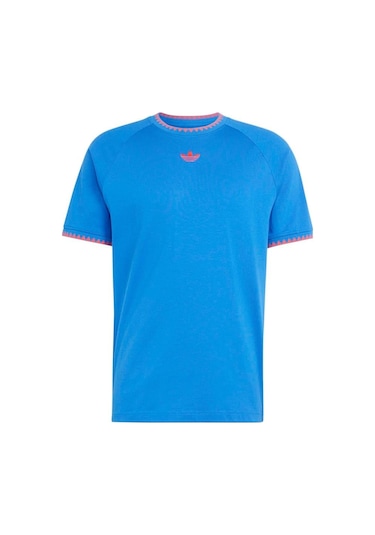 Adidas Erkek Mavi T-shirt Chest Str Ss T Kc6447