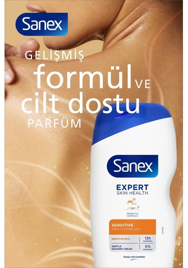 Sanex Expert Sensitive Hassas Ciltler İçin Duş Jeli 400 ML