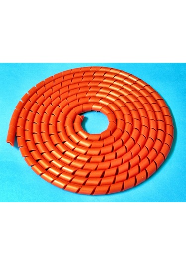 Sumergroup Kablo Toplama Düzenleme Spiral Rulo 20Mm Kırmızı 50M