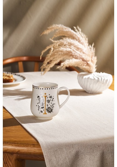 Emsan Artisan İ Letter New Bone Kupa 220 Ml