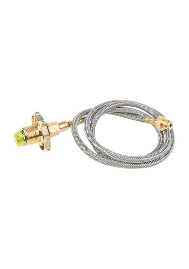 Homyl Kamp Ocağı Yüksek Basınçlı Propan Hortumu Ve Düz 102cm Gümüş