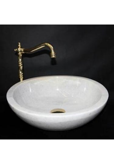 Muğla Kristal Beyaz Eğimli Lavabo
