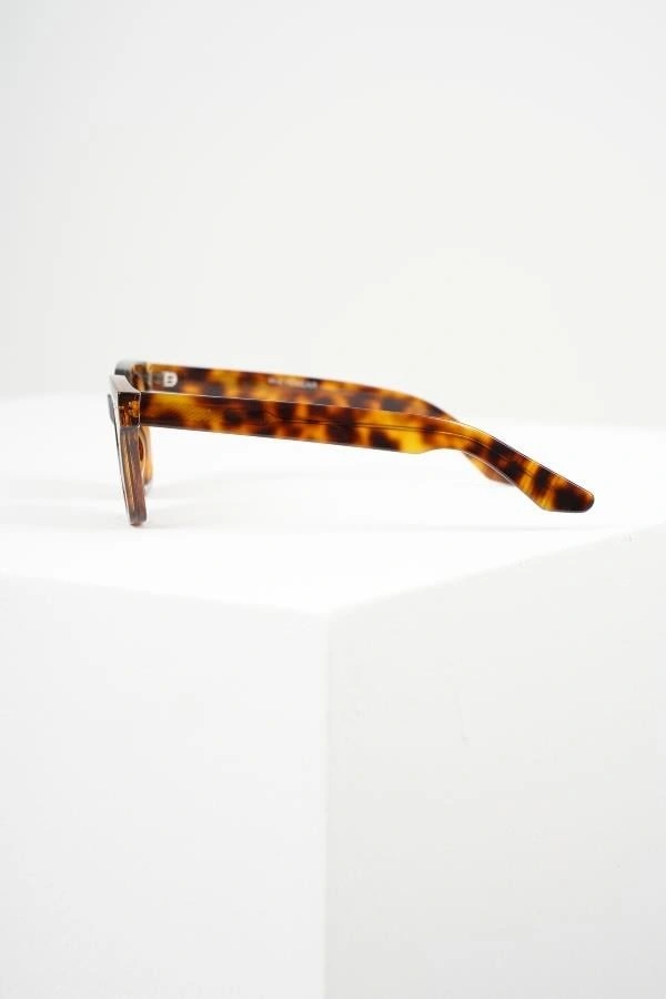 Royal Eyewear Re31105 Leopar Polarıze Güneş Gözlüğü Siyah - Mavi