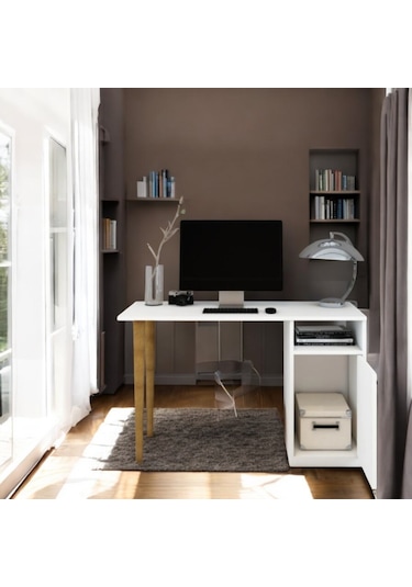 Çocuk Çalışma Masası Ahşap Ayaklı 120x45x73