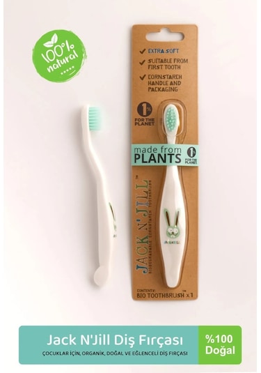 Jack N'Jill Bunny Çocuklar İçin Diş Fırçası Extra Soft