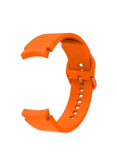 Kilifone - Samsung Watch 4 40mm 20mm Uyumlu - Kordon Silikon Kordon - Krd-50 - Siyah - T19020