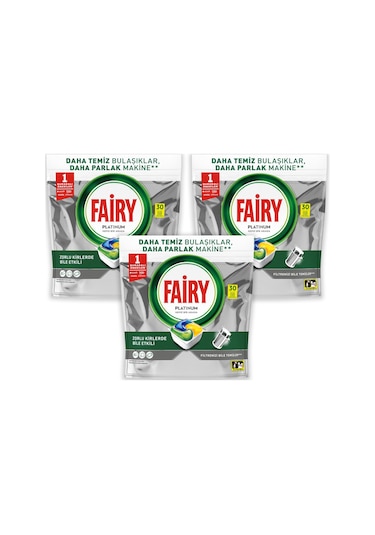 Fairy Platinum Kapsül 30 Lu Limon Kokulu X 3 Adet