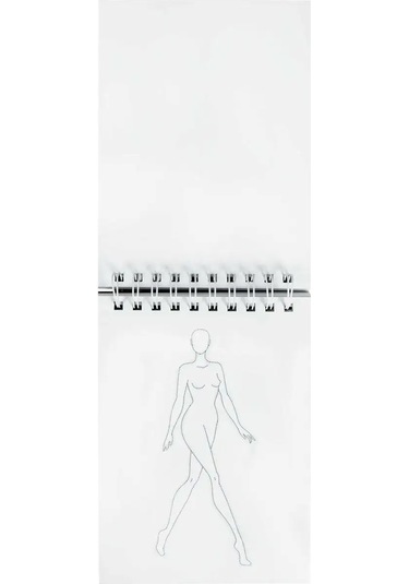 Brauberg Giyim Tasarımı İçin Şablonlu Şekil Sketchbook 147511392 Diğer