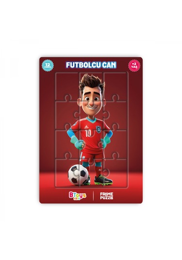 Btoys 5 Adet Lisanslı 12 Parça Can Serisi Puzzle