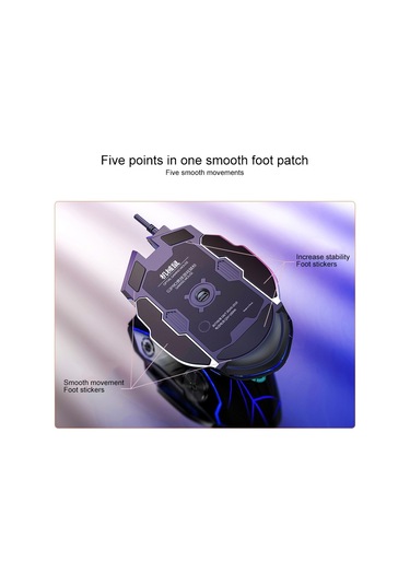 Yındıao K002 Usb Kablolu Mekanik Hissediyorum Rgb Arkadan Aydınlatmalı Klavye + Optik Fare Seti Beyaz