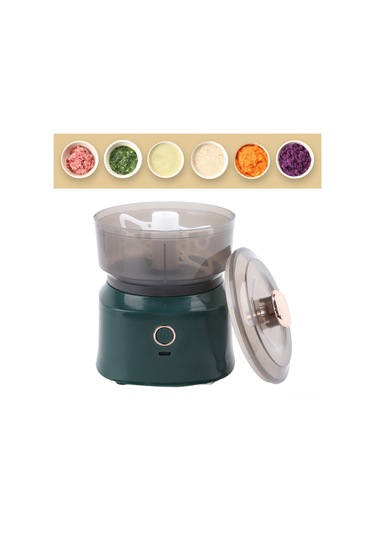 Konesam Ev Elektrikli Blender: Çocuk Yemeği, Et, Sarımsak, Sebze Kesici - Yeşil İç Batarya İle Yeşil