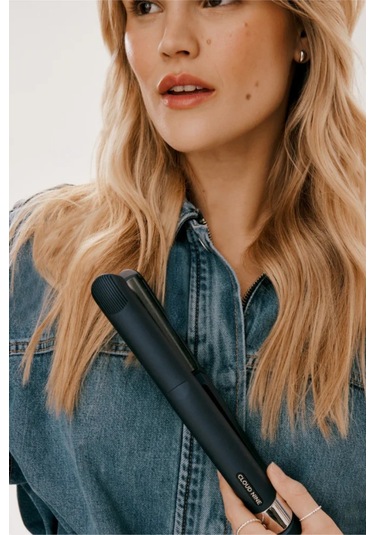 Cloud Nine 2'si 1 Arada Contouring Iron Pro, Seramik Plakalı Düzleştirici & Bukle Lacivert