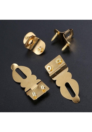 6 Adet Vidalı Pirinç Asma Kilit Hasp Yakalama Toka Dayanıklı Ahşap Kutu