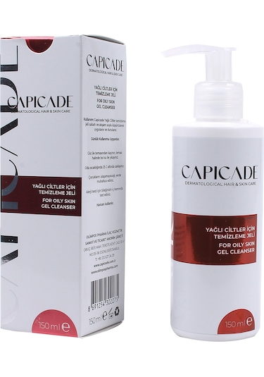 Capicade Acne Yağlı Ciltler İçin Temizleme Jeli 150 ML