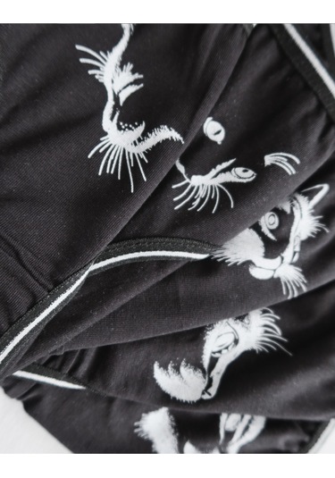 Alya Underwear Kız Çocuk Kalpli Dokuma Lastik Pamuklu Kumaş Slip Külot 5'li Paket 5 Adet Beyaz Multicolor-x17