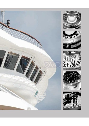 Auto Nautic C12-010 Pusula Tekne Yat Yelkenli Gömme Model Siyah