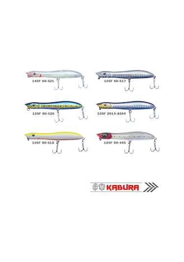 Kabura Sayu 105Mm 10.33G Top Water Sahte Balık