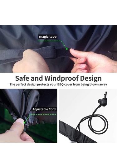 Wondernest Su Oxford Kumaş Kapağı Izgara Geçirmez Gaz Değiştirme Barbekü 80x66x100cm 420d Yırtılmaz Yüksek Dayanımlı Çok Renkli