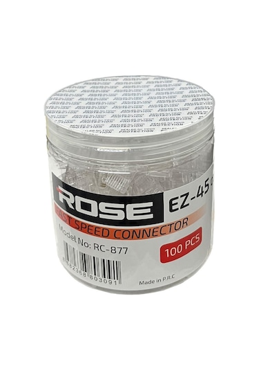 Rose Rc-877 Ez45 100 Adet Yeni Nesil Cat6 Jack