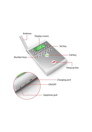 Kablosuz İnterkom Sistemi Akıllı Dijital Sesli Arama Hs6964s-2