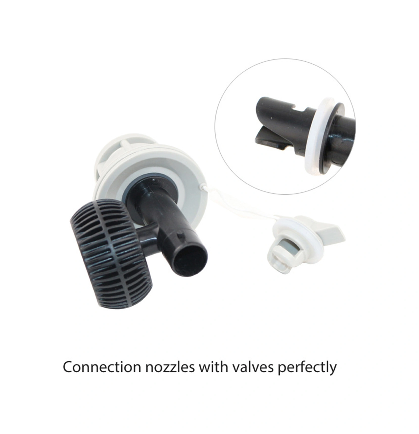 Xindoker Nylon材质 0-5psı 可充气船/皮划艇/冲浪板用 气压测量仪 - 安全压力测试工具